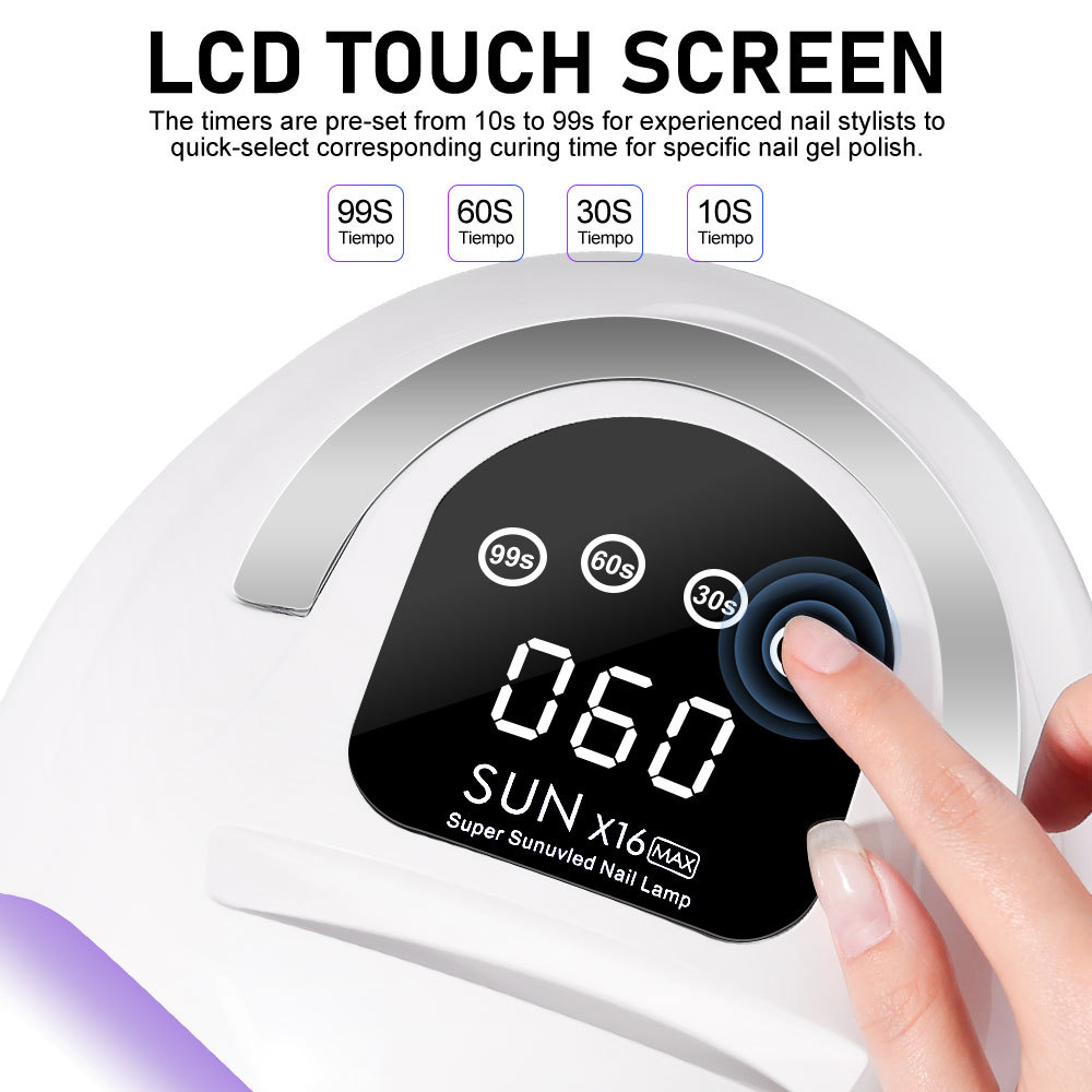 UV LED Nail Lamp Professional LED Nail Dryer For Gel Nails With Removable Base, Touch Screen 4 Timers And Automatic Sensor UV LED Nail Lamp Professional LED Nail Dryer For Gel Nails With Removable Bas - Image 4