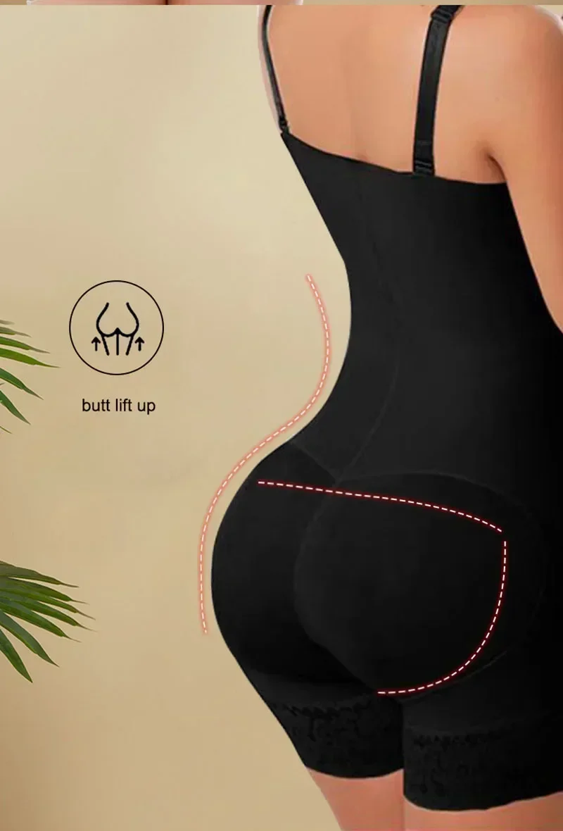 Fajas Colombiana Girdle Full Body Shaper Lift Up Butt Lifter Bodysuits Tummy Control Panties Waist Trainer Thigh Slimmer - Image 4