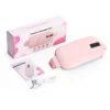 5 Modes Electric Heating Vibration Waist Massage Belt Smart Warm Palace Women Menstrual Heating Pad for for Cramps Period Relief