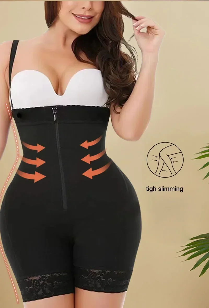 Fajas Colombiana Girdle Full Body Shaper Lift Up Butt Lifter Bodysuits Tummy Control Panties Waist Trainer Thigh Slimmer - Image 2