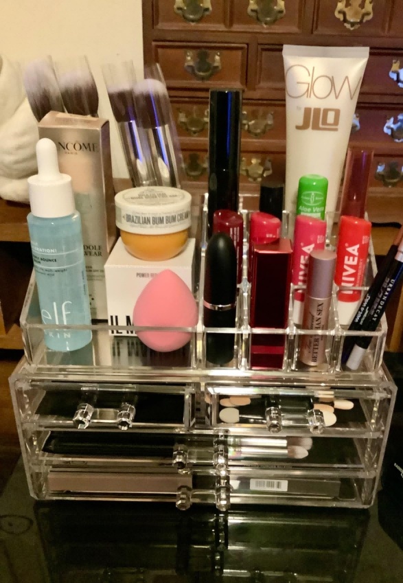 Clear Acrylic Clear Dustproof Makeup Storage, Organizer Drawers Large Skin Care Cosmetic Display Cases For Bathroom Stackable Storage Box With 4 Drawers For Vanity - Image 3