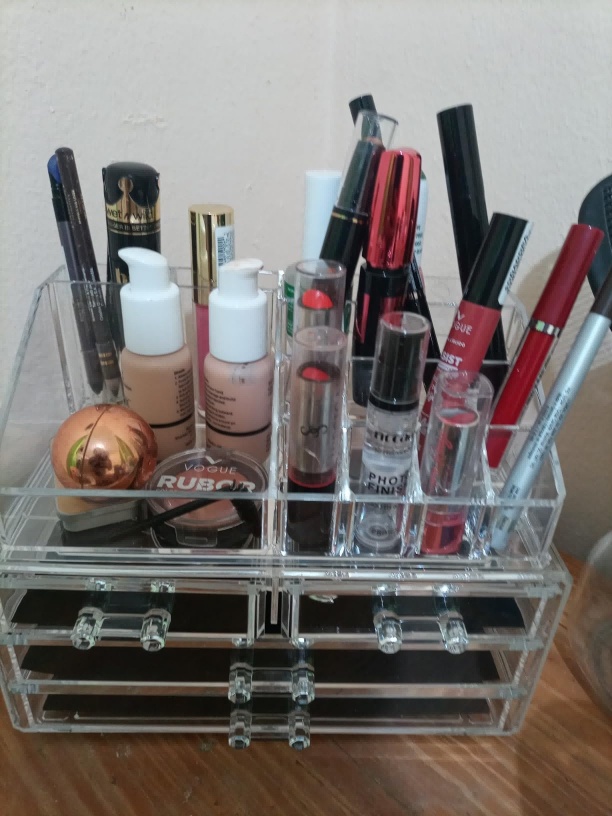 Clear Acrylic Clear Dustproof Makeup Storage, Organizer Drawers Large Skin Care Cosmetic Display Cases For Bathroom Stackable Storage Box With 4 Drawers For Vanity - Image 5