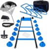 Professional Agility Ladder Training Set For Speed & Footwork - Adjustable Fitness Equipment With Carry Bag For Coordination, Quickness & Agility Drills, Indoor Outdoor Sports Use