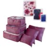 9Pcs Set Clothes Storage Bags Water-Resistant Travel Luggage Organizer Clothing Packing Cubes For Blouse Hosiery Stocking Underwear