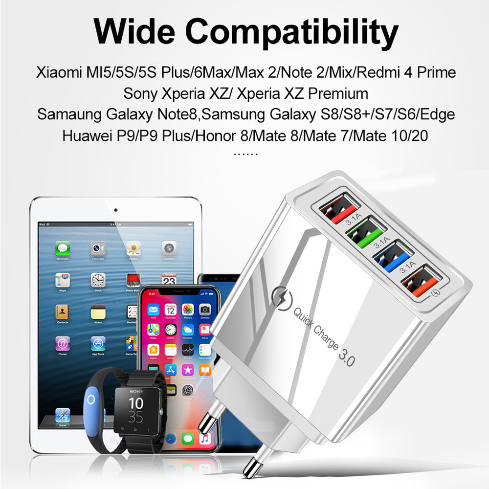 Luminous Color Mobile Phone Charging Head Intelligent 3A - Image 4