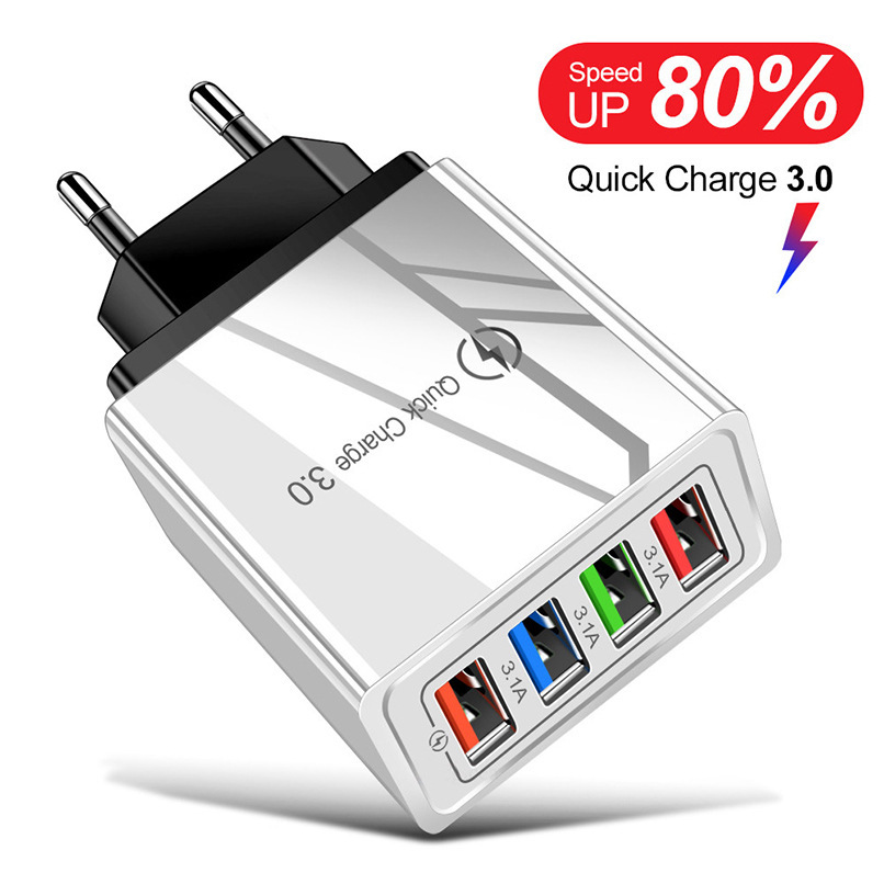 Luminous Color Mobile Phone Charging Head Intelligent 3A - Image 2